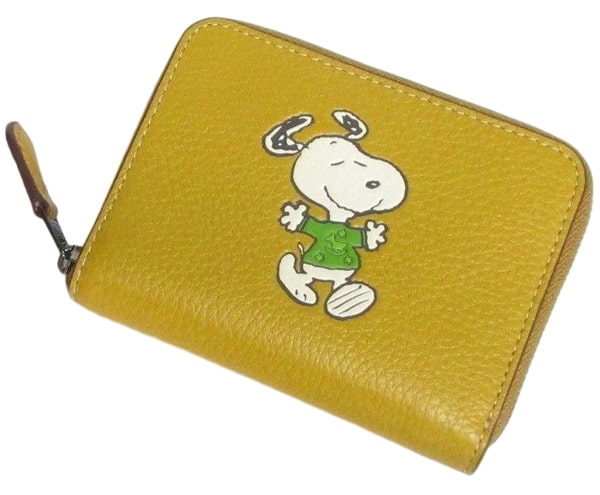 ✴️COACH X PEANUTSスモール ジップ スヌーピー CE869超人気