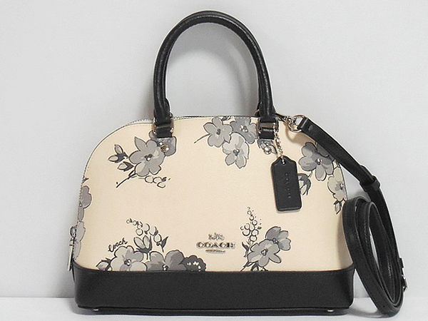 新品 coach 花柄 バッグ