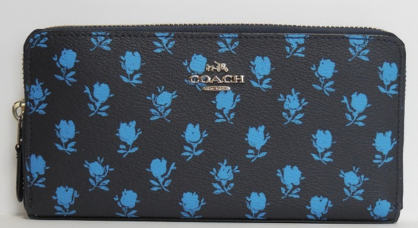 ★早い者勝ち！新品★ コーチ COACH メンズ 二つ折り長財布 濃紺 ネイビー