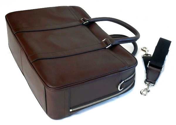 コーチ メンズアウトレット71437茶色レキシントンビジネスレザーバッグ