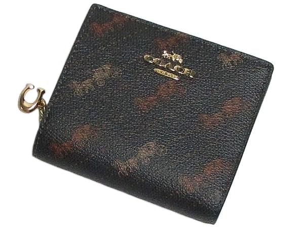 コーチ coach カードケース SLIM CARDCASE DOT PRINT