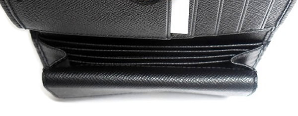 コーチ コンパクト財布F52857茶色×黒 マチポケット