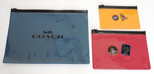 COACH スライダーケース3個セット表